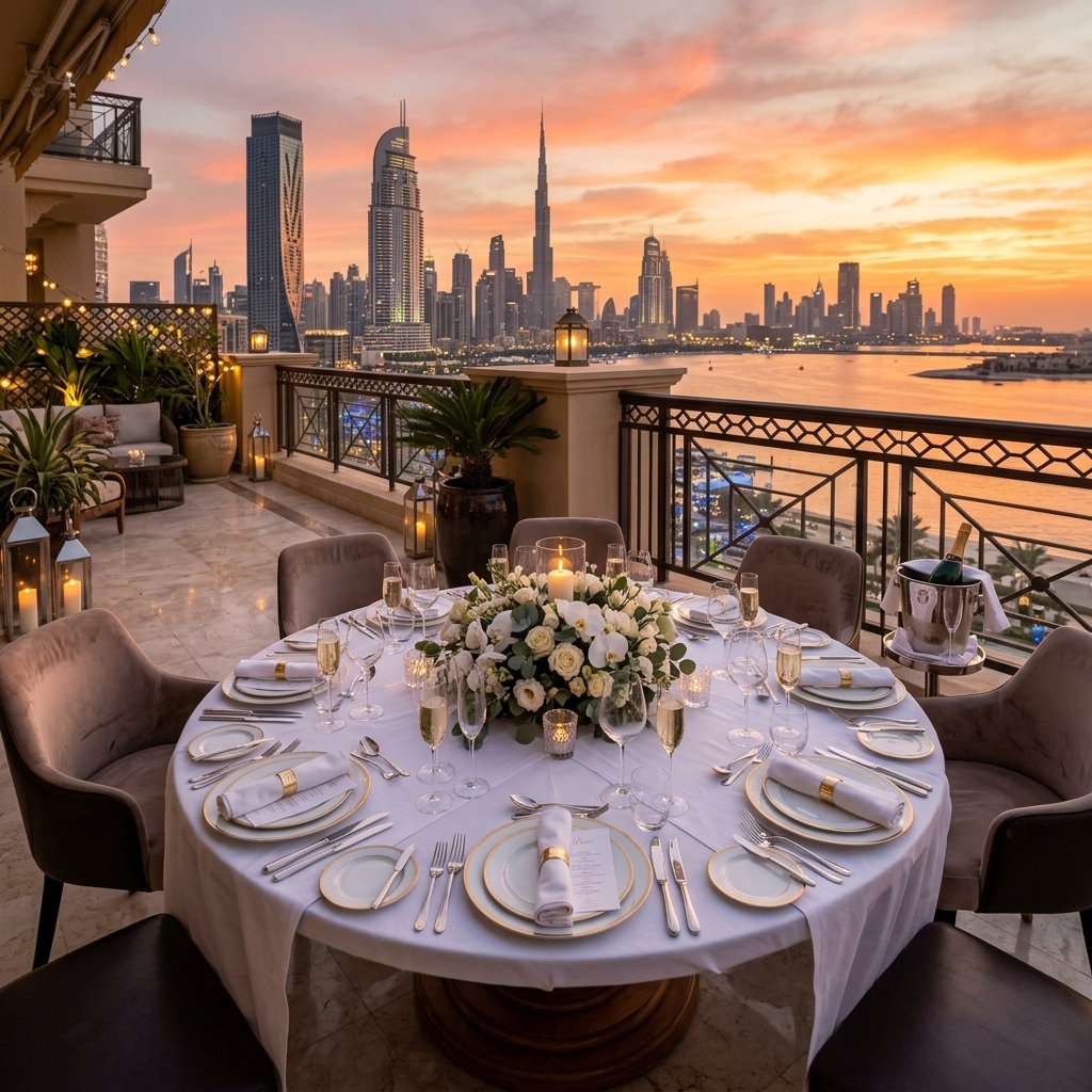 Private Villa Party Setup